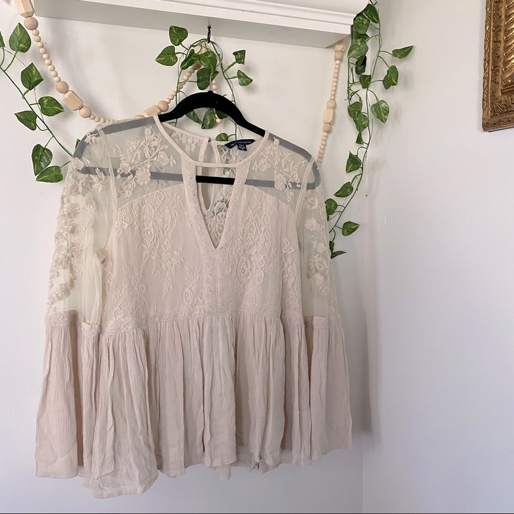 Boho American Eagle Lacey top.
